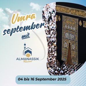 Umra September von 04.09 bis 16.09.2025